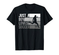 Funny Just Who Loves Soccer T-Shirt - Casual Everyday Wear for Adults - T-Shirt, Sweatshirt, Hoodie