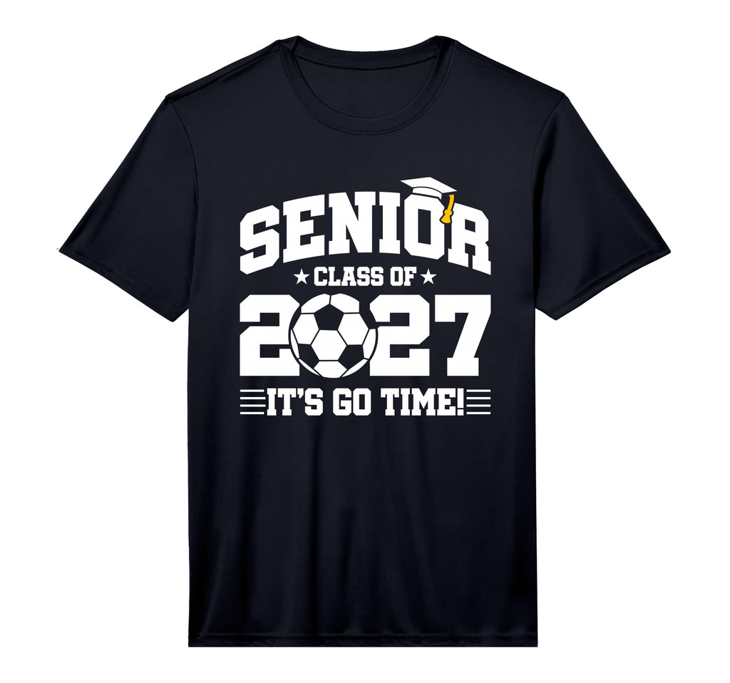Mens Senior Class 2027 School Soccer T-Shirt - Fun Novelty Design Unisex - T-Shirt, Sweatshirt, Hoodie