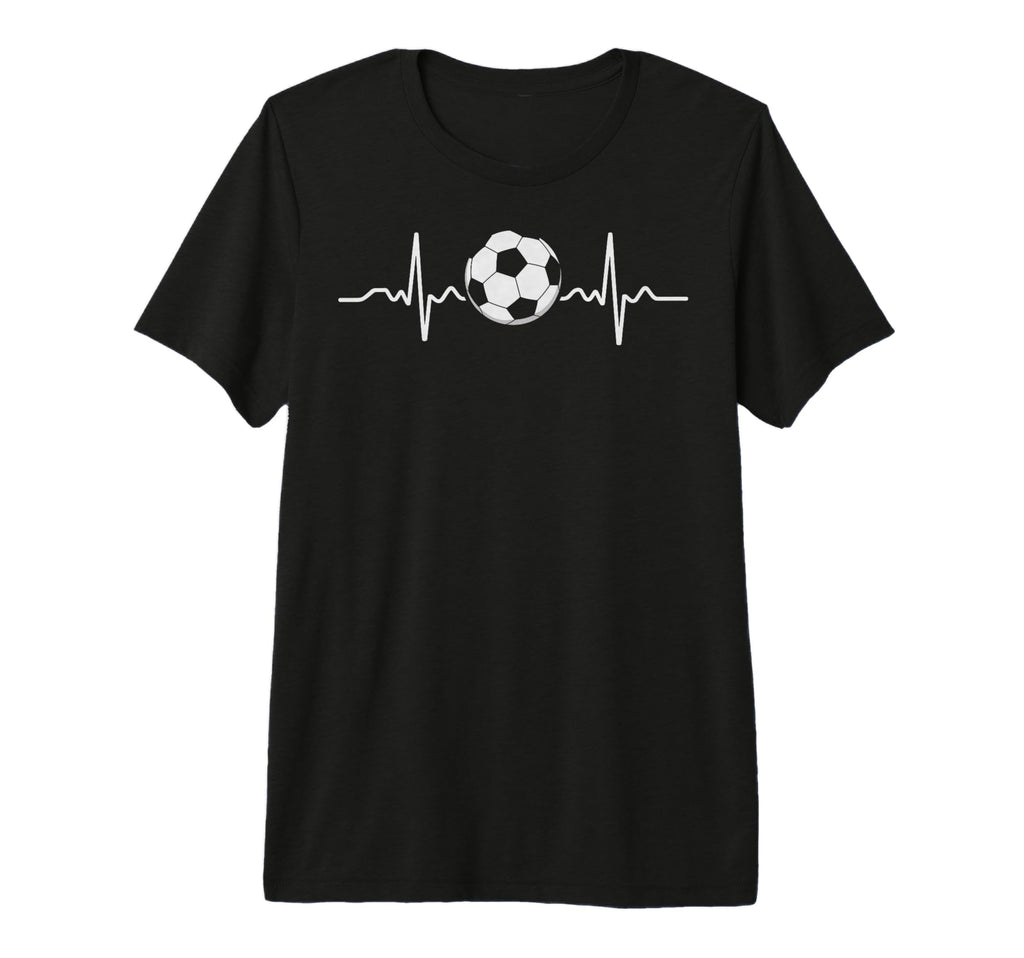 Heartbeat Soccer Player Ball Soccer T-Shirt - Streetwear Style for Adults - T-Shirt, Sweatshirt, Hoodie
