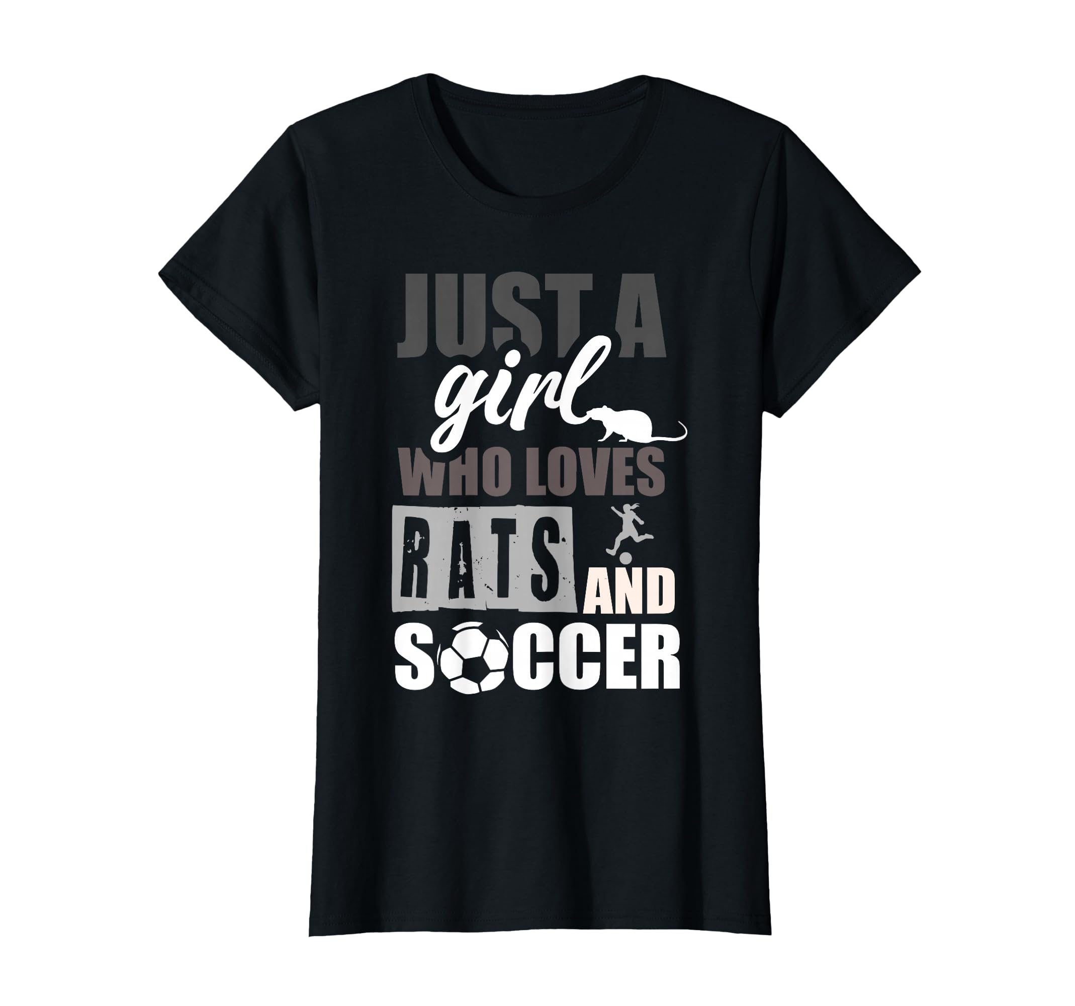 Just Who Loves Rats And Soccer Sushi Rat T-Shirt - Graphic Print for Adults - T-Shirt, Sweatshirt, Hoodie