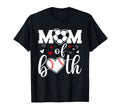 Mom Both Soccer And Baseball Sports T-Shirt - Minimalist Print Men Women - T-Shirt, Sweatshirt, Hoodie