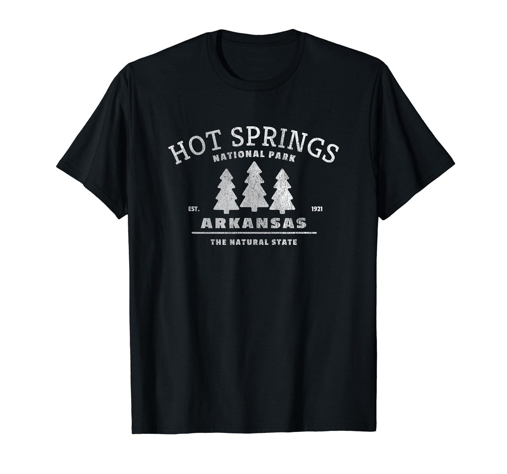Hot Springs National Park Arkansas T-Shirt - Minimalist Print for Adults - T-Shirt, Sweatshirt, Hoodie