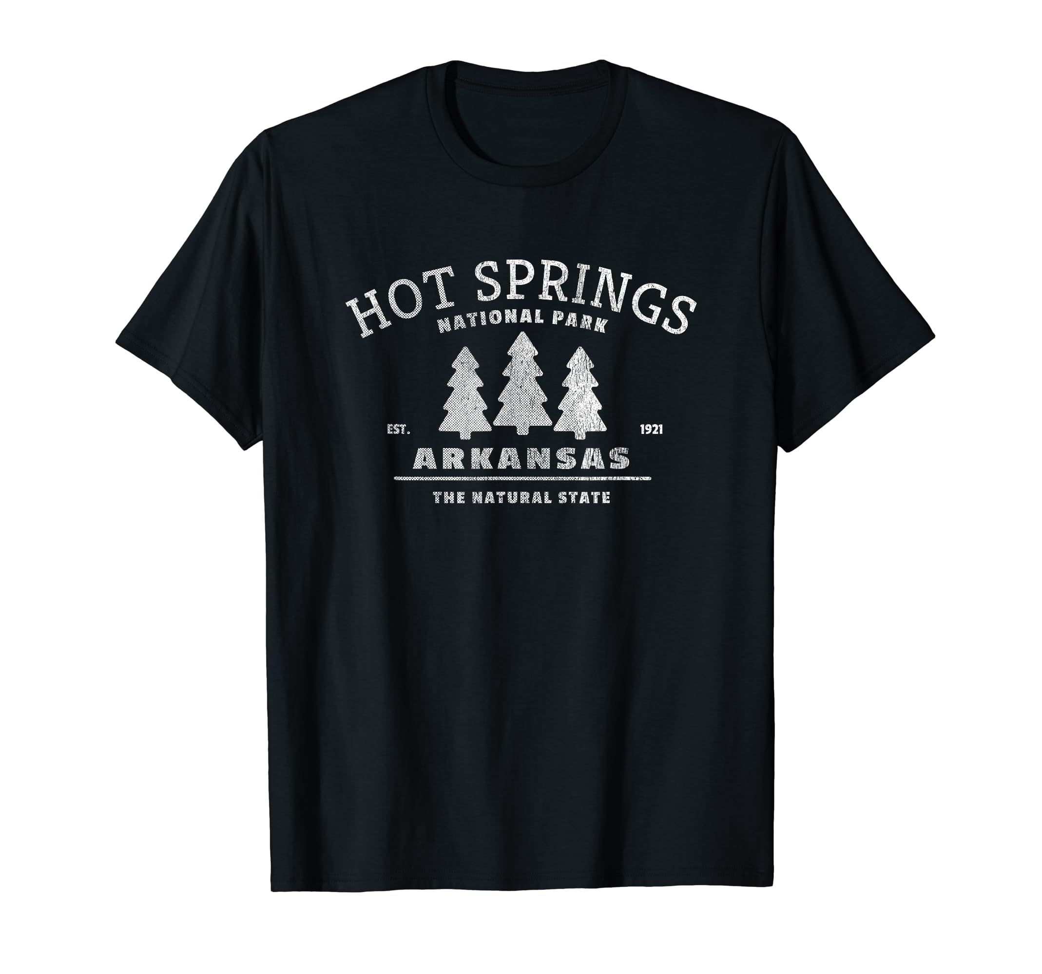 Hot Springs National Park Arkansas T-Shirt - Minimalist Print for Adults - T-Shirt, Sweatshirt, Hoodie
