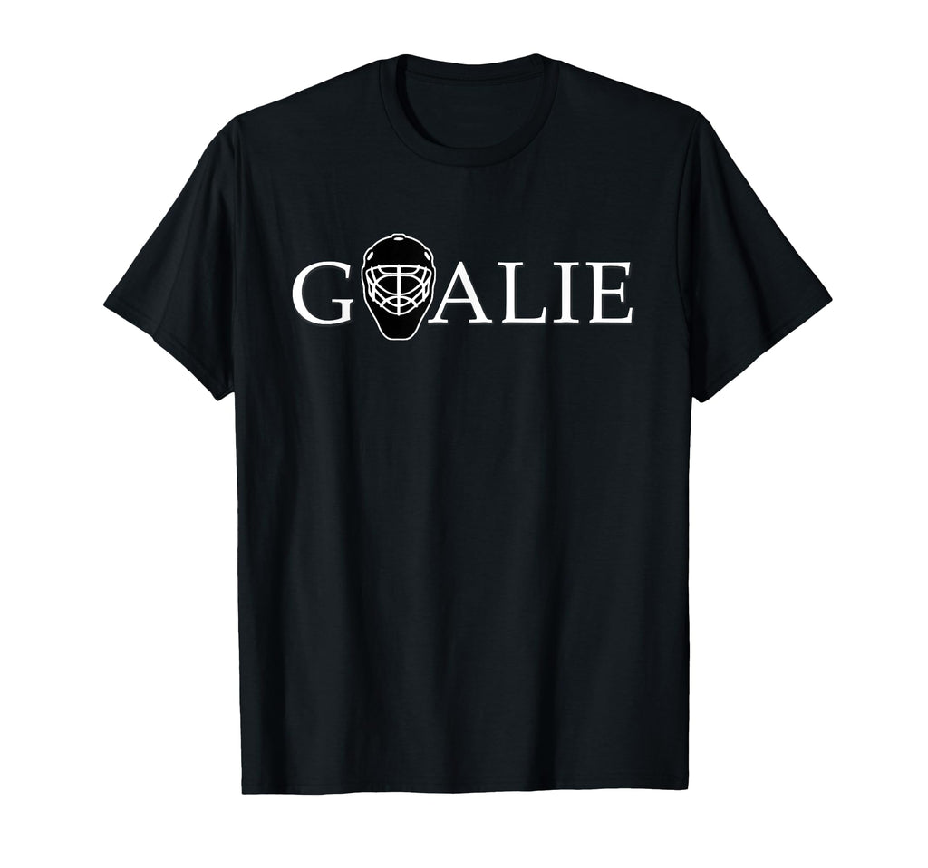 Hockey Goalie Graphics Helmet T-Shirt - Custom Art Print Men Women - T-Shirt, Sweatshirt, Hoodie
