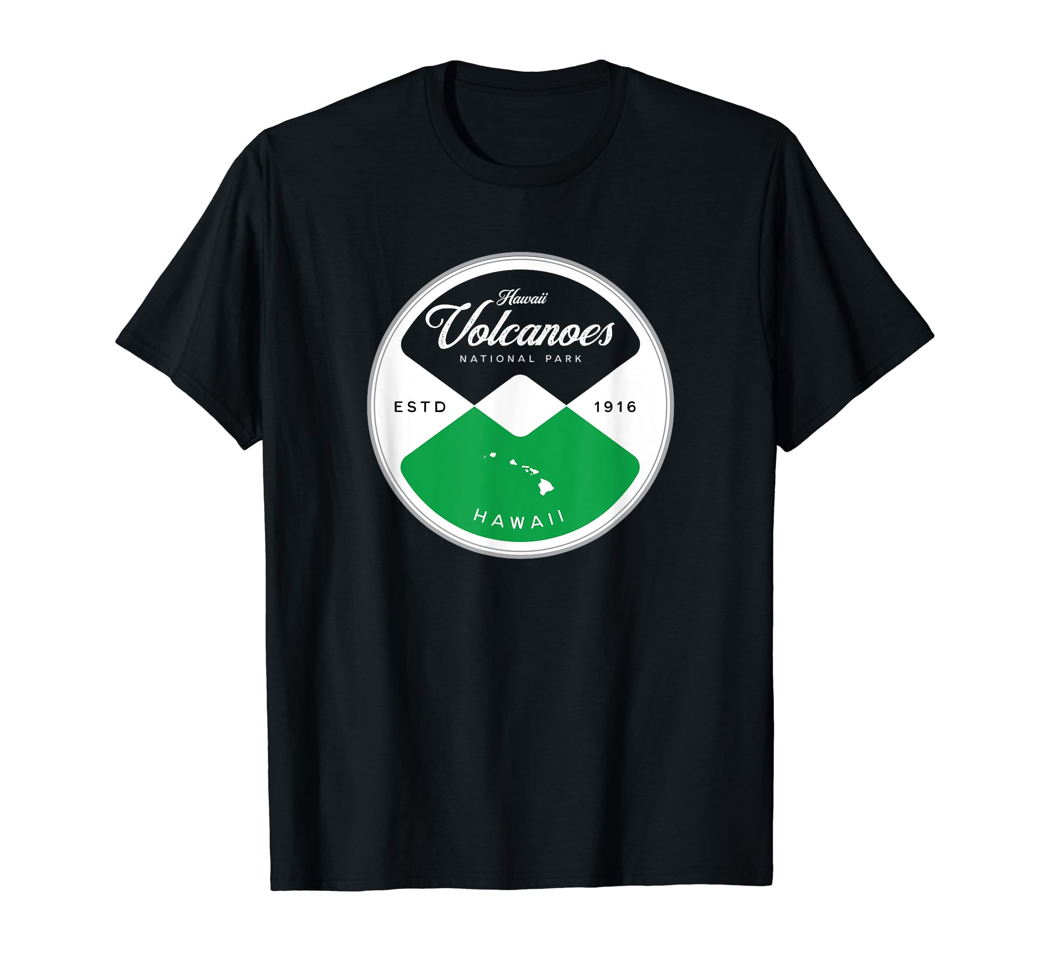 Hawaii Volcanoes National Park Circle T-Shirt - Streetwear Style Unisex - T-Shirt, Sweatshirt, Hoodie