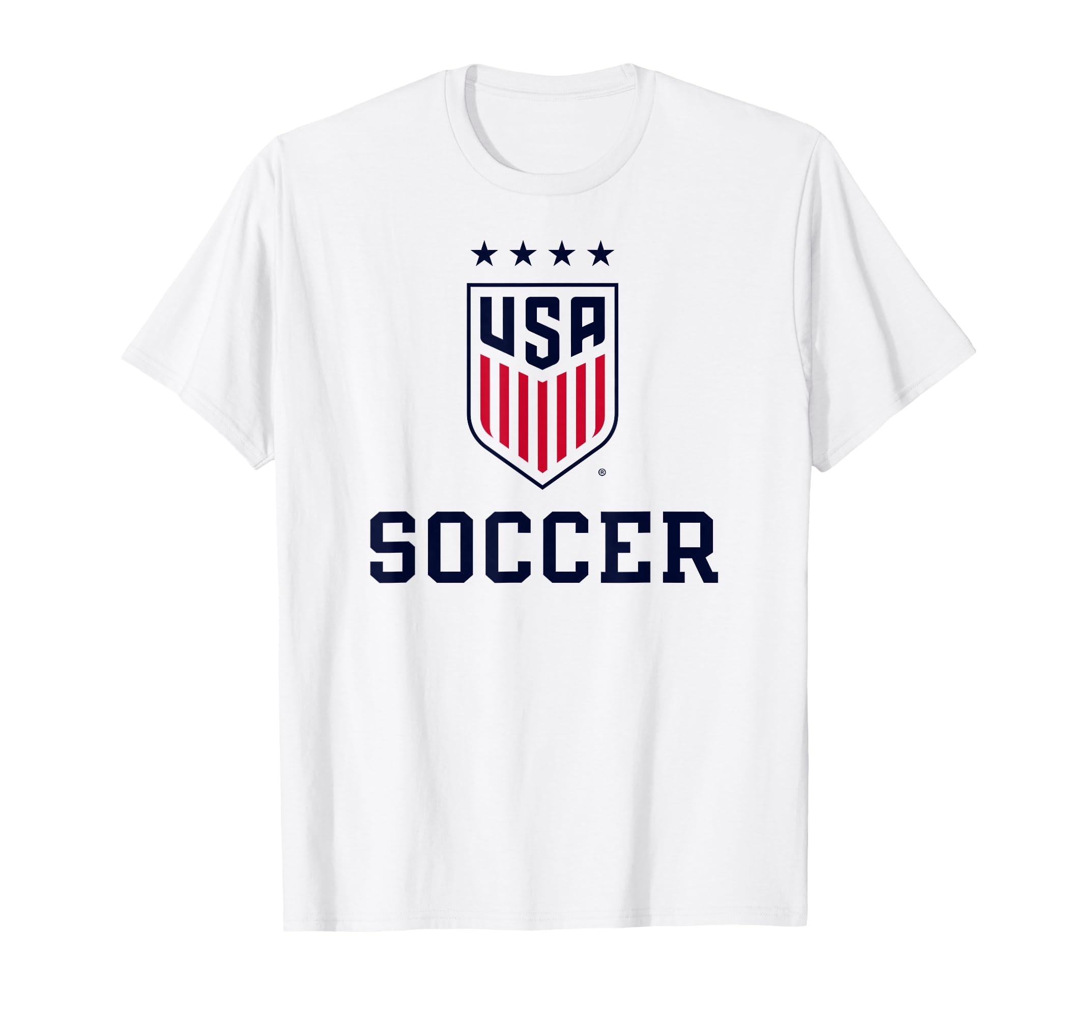 United States Soccer Icon White T-Shirt - Fun Novelty Design for Adults - T-Shirt, Sweatshirt, Hoodie