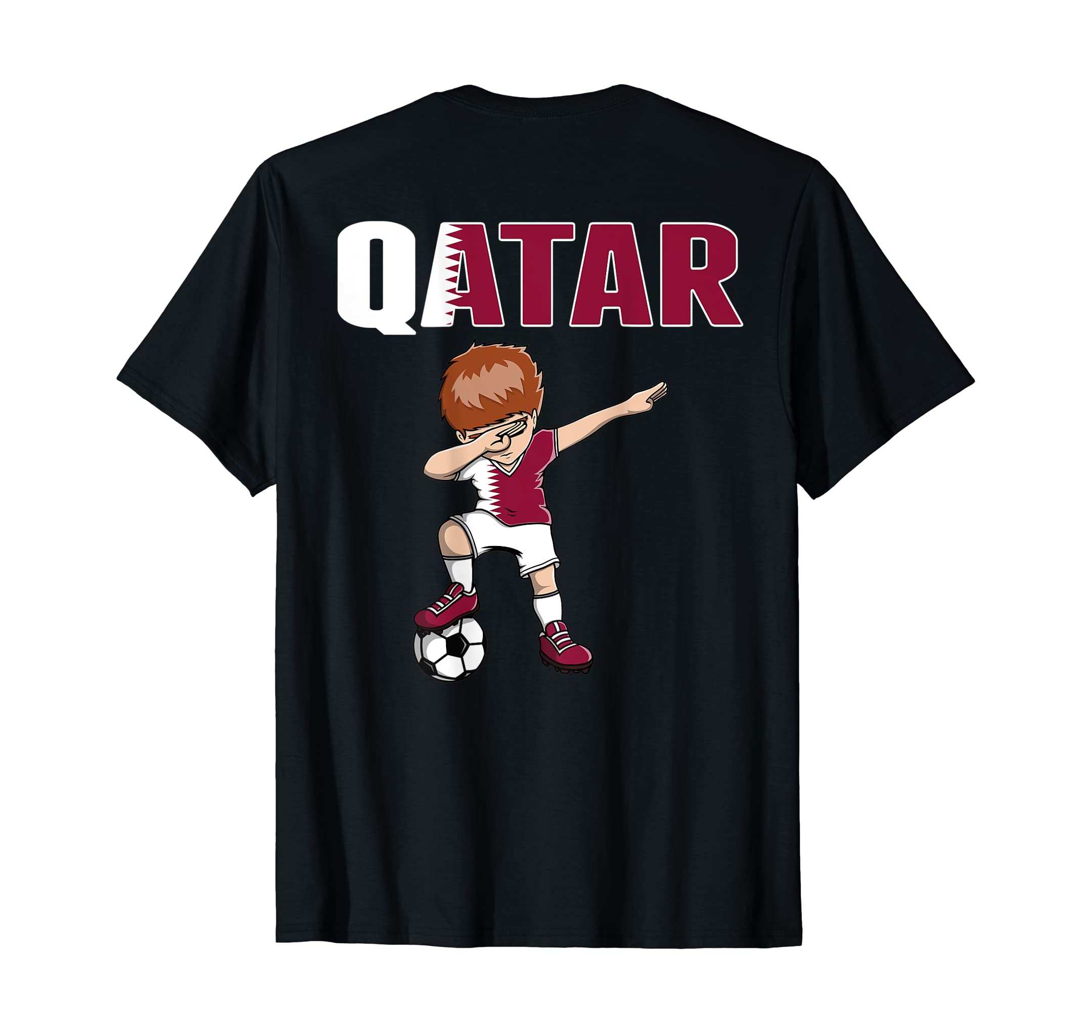 Dabbing Soccer Qatar Soccer Fans T-Shirt - Fun Novelty Design Men Women - T-Shirt, Sweatshirt, Hoodie