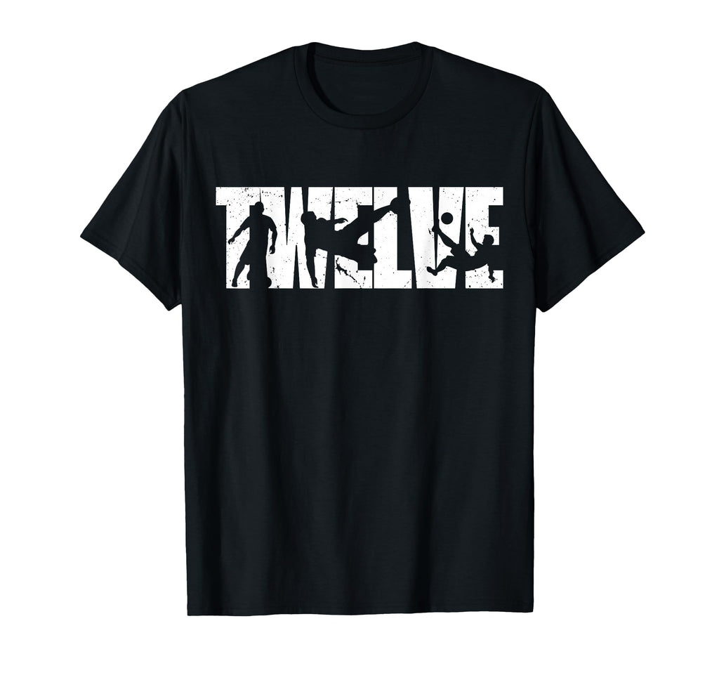 12Th Birthday Soccer 12 Years Old T-Shirt - Unique Graphic Men Women - T-Shirt, Sweatshirt, Hoodie