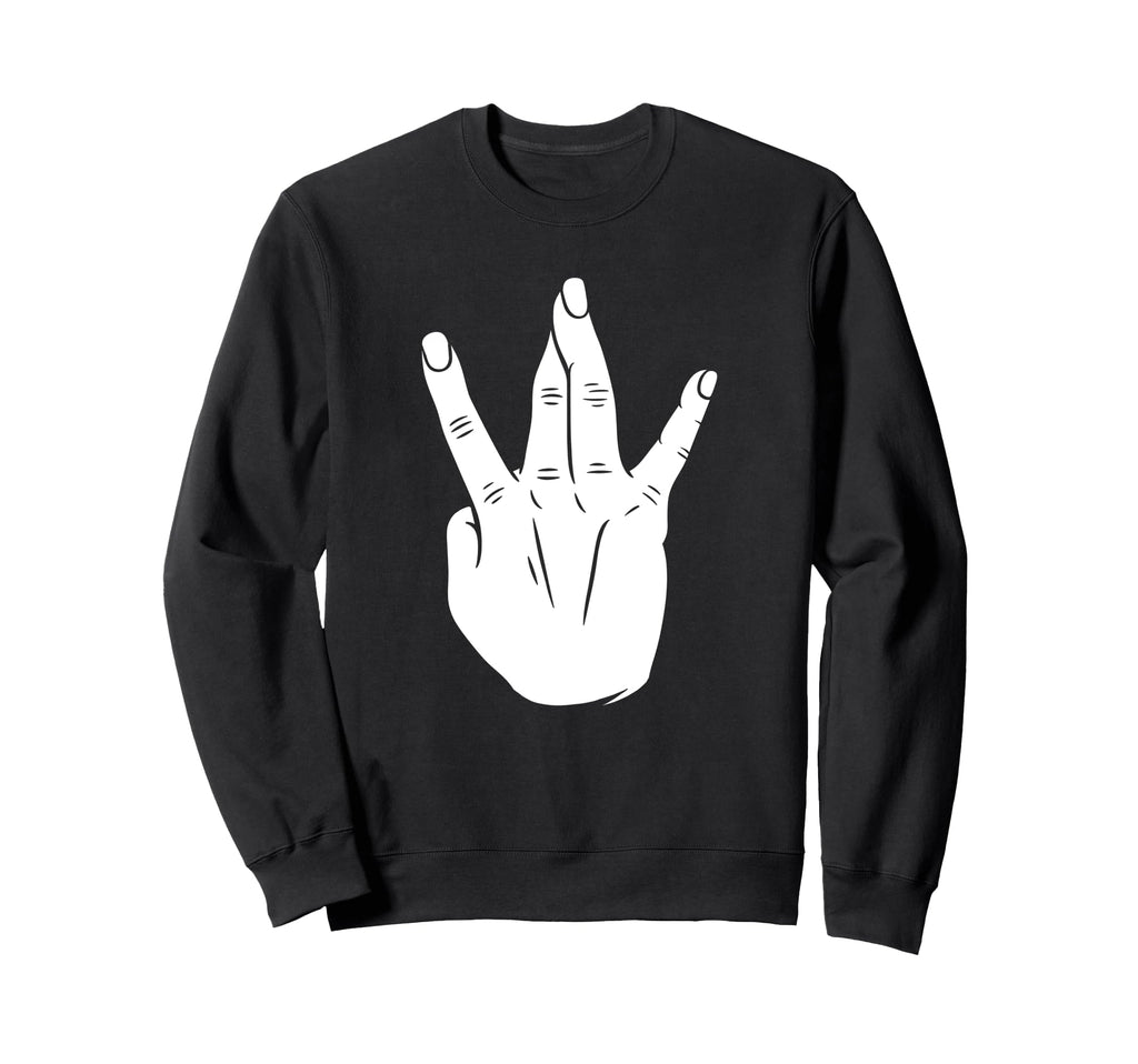 Westside Hand Sign 80S 90S Old School Sweatshirt - Unique Graphic Unisex - T-Shirt, Sweatshirt, Hoodie