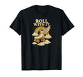 Roll It Roller Skate Wings Rainbow 70S T-Shirt - Minimalist Print Unisex - T-Shirt, Sweatshirt, Hoodie