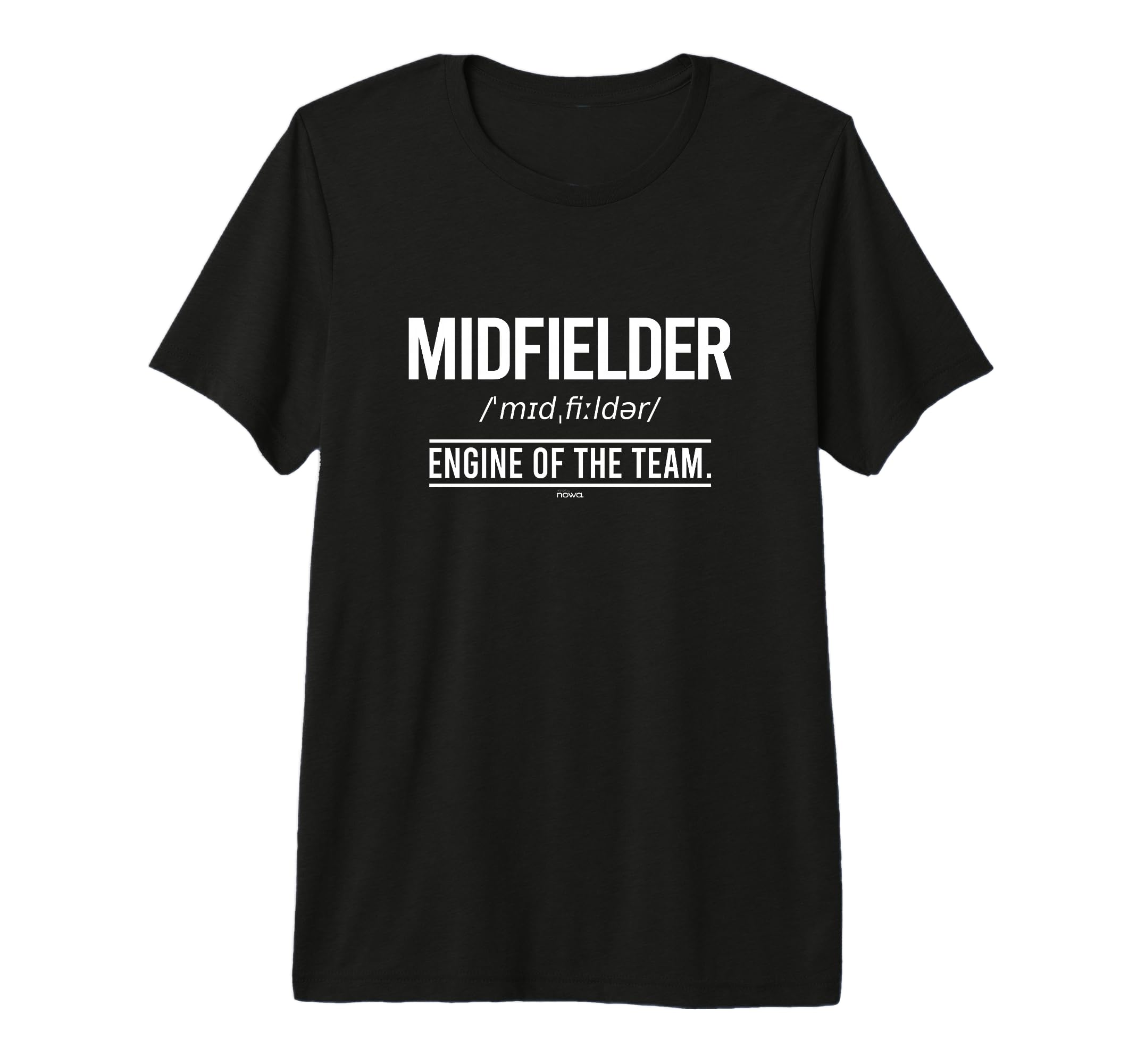 Football Midfielder Engine Team Tri Blend T-Shirt - Trendy Graphic Unisex - T-Shirt, Sweatshirt, Hoodie