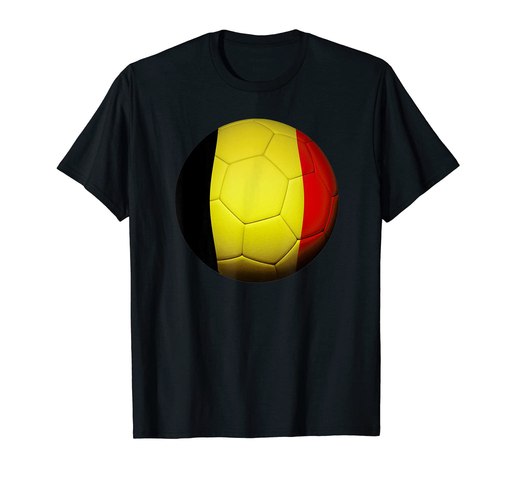 Belgian Flag Football Belgium Fan T-Shirt - Aesthetic Graphic for Adults - T-Shirt, Sweatshirt, Hoodie
