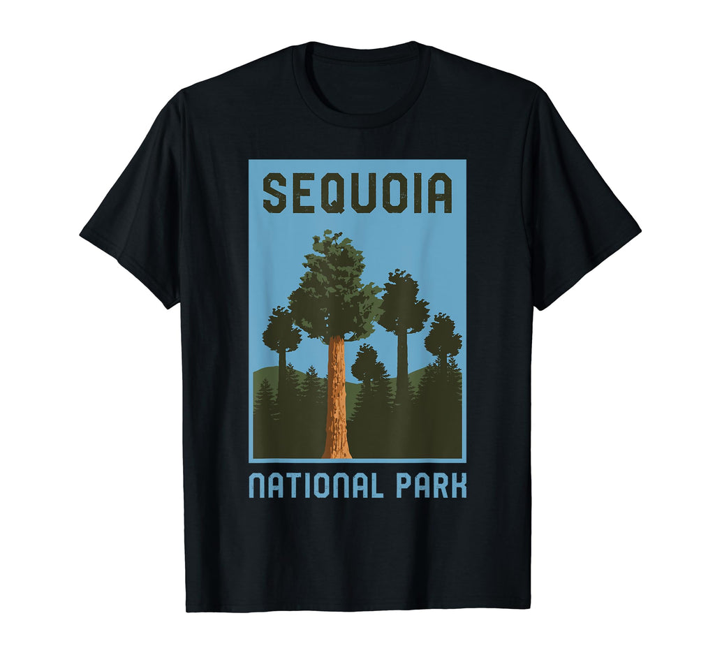 Sequoia National Park California T-Shirt - Fun Novelty Design for Adults - T-Shirt, Sweatshirt, Hoodie