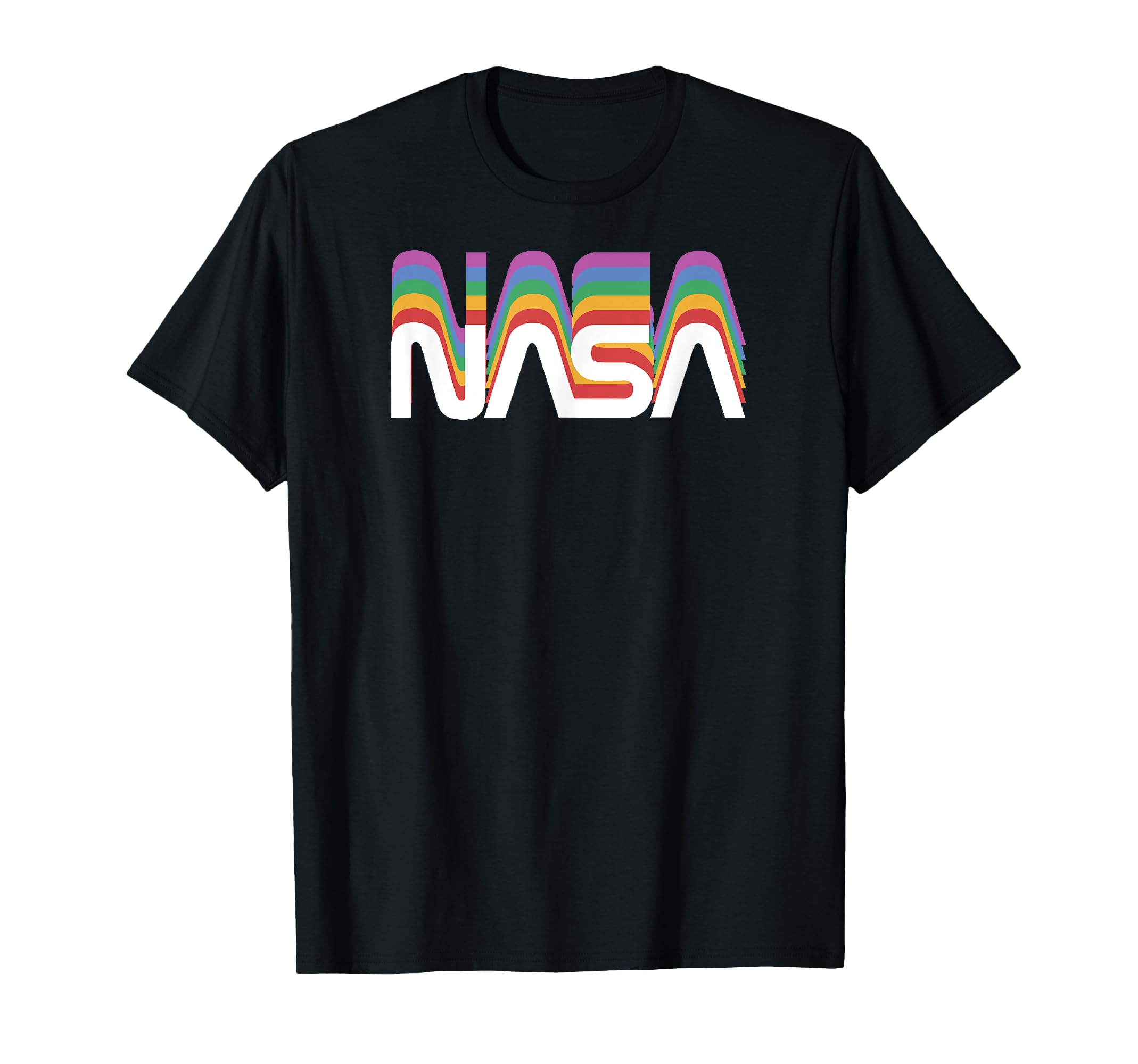 Nasa Worm Rainbow Nerdy Space Science T-Shirt - Trendy Graphic Unisex - T-Shirt, Sweatshirt, Hoodie