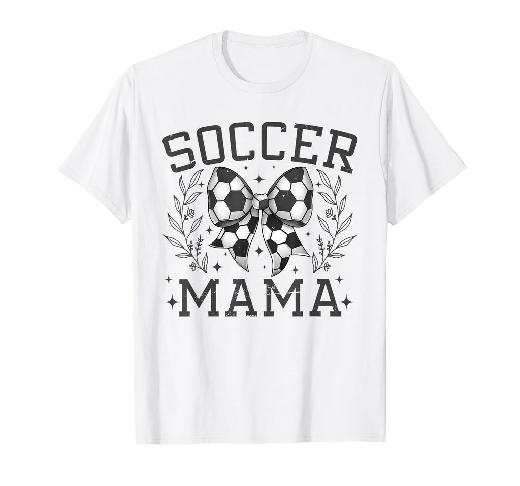 Coquette Bow Soccer Mama Game Day T-Shirt - Streetwear Style for Adults - T-Shirt, Sweatshirt, Hoodie