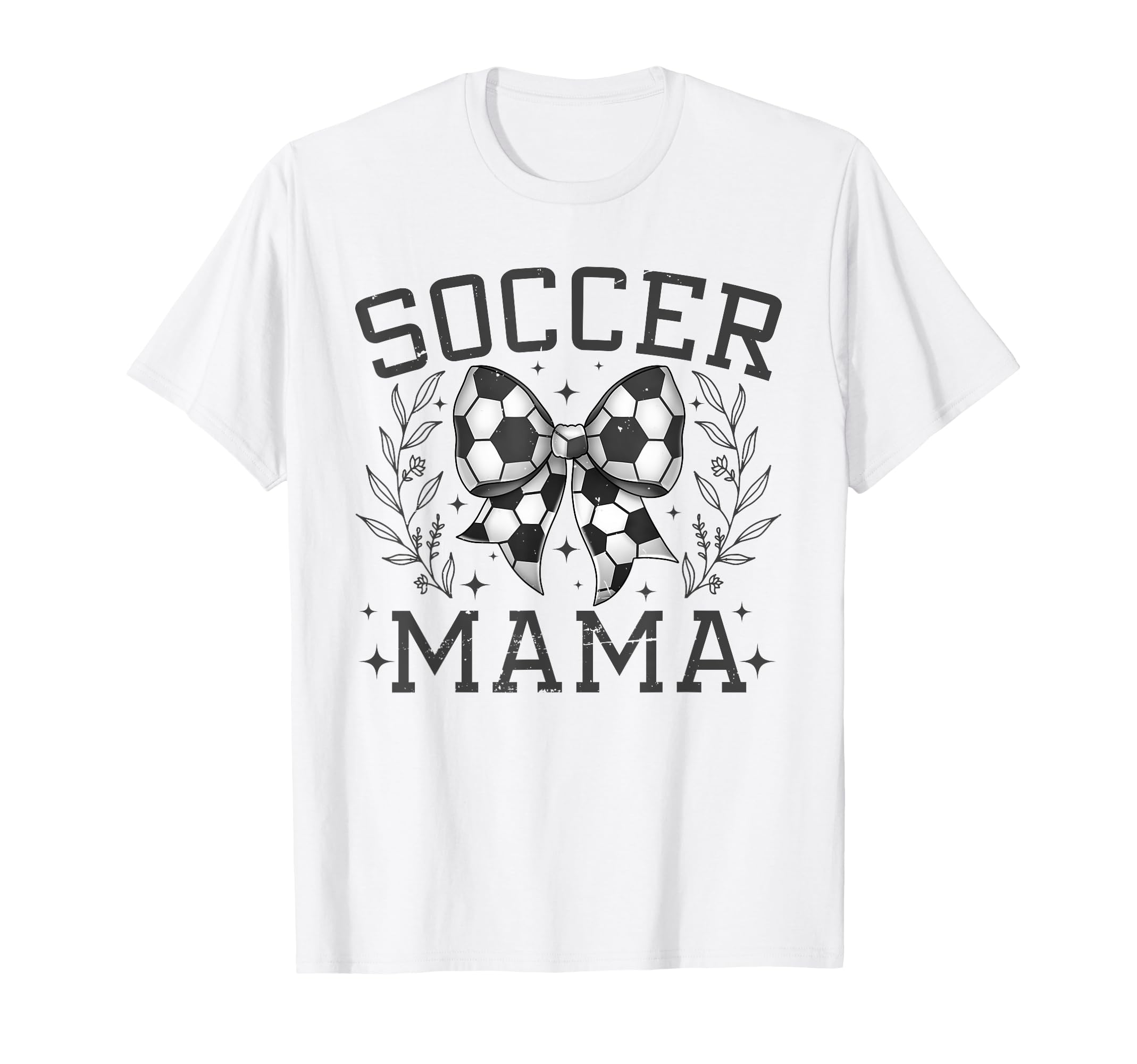 Coquette Bow Soccer Mama Game Day T-Shirt - Graphic Print for Adults - T-Shirt, Sweatshirt, Hoodie