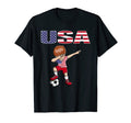 Dabbing Soccer America Soccer Fans T-Shirt - Unique Graphic for Adults - T-Shirt, Sweatshirt, Hoodie