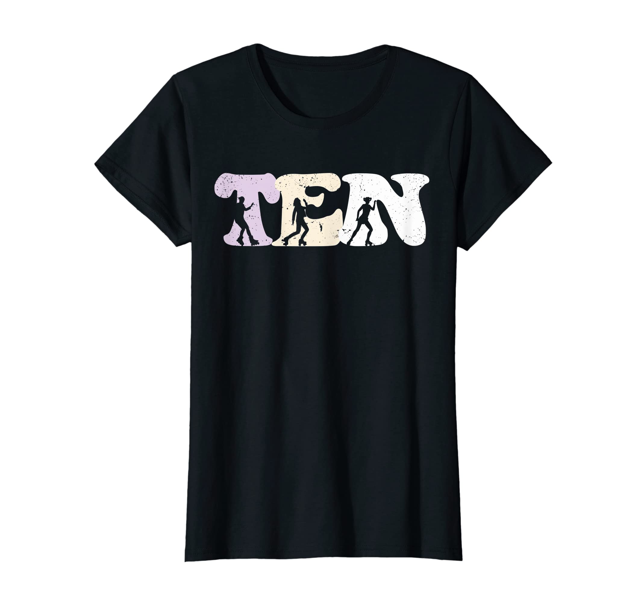 10 Year Old Roller Skating T-Shirt - Fun Novelty Design for Adults - T-Shirt, Sweatshirt, Hoodie