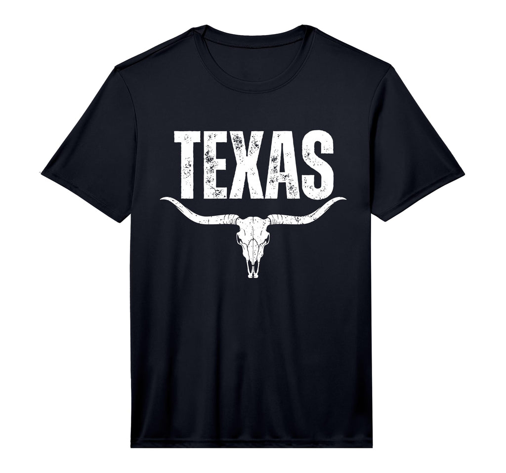 Texas Distressed Longhorn Bull T-Shirt - Fun Novelty Design Unisex - T-Shirt, Sweatshirt, Hoodie