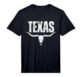 Texas Distressed Longhorn Bull T-Shirt - Fun Novelty Design Unisex - T-Shirt, Sweatshirt, Hoodie