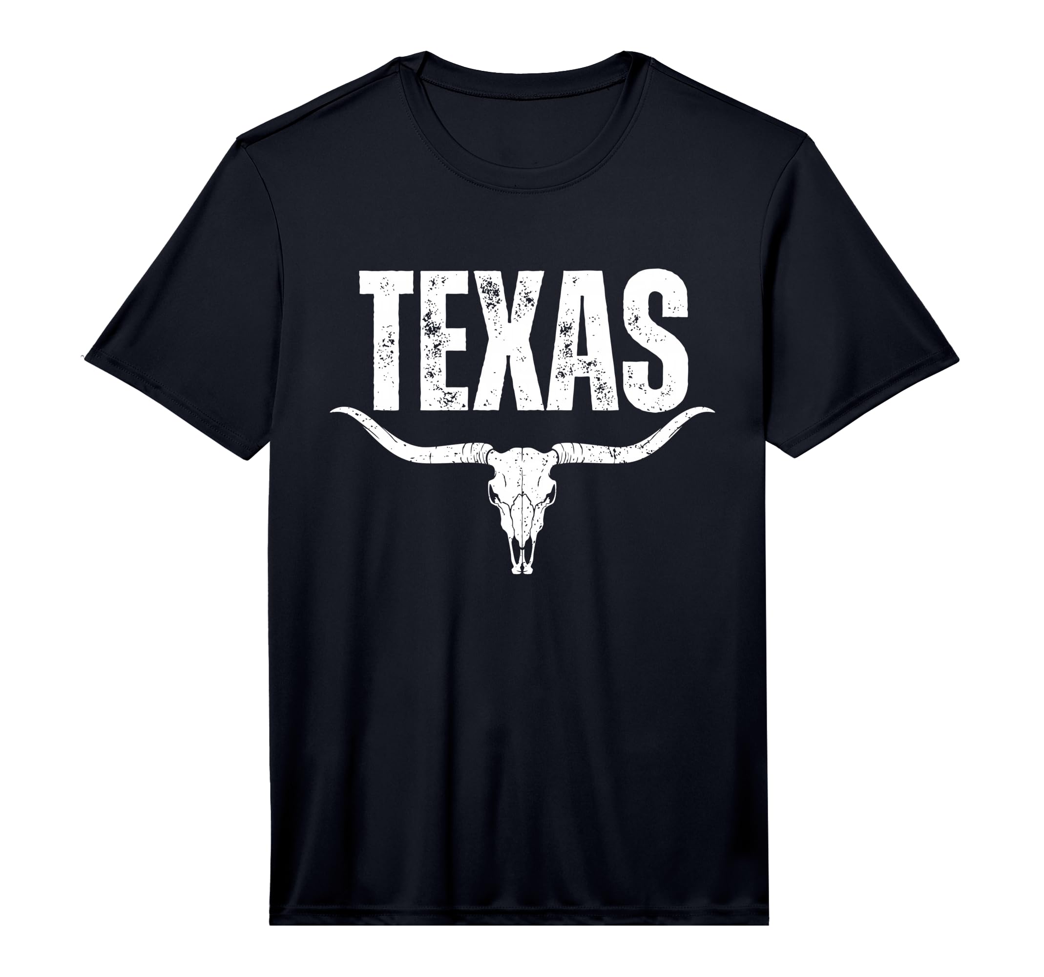 Texas Distressed Longhorn Bull T-Shirt - Fun Novelty Design Unisex - T-Shirt, Sweatshirt, Hoodie