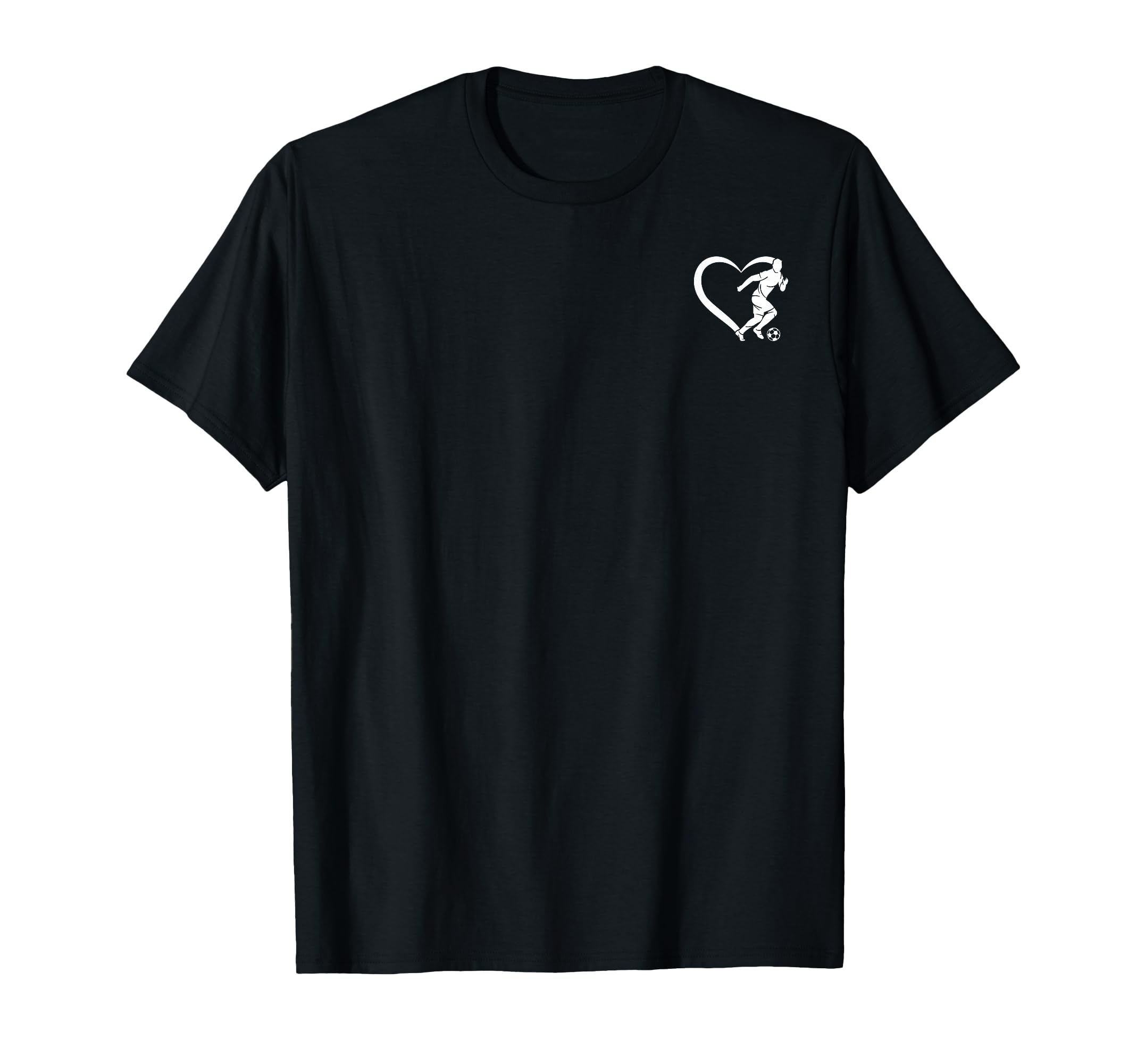 Soccer Player Soccer Heart Soccer T-Shirt - Fun Novelty Design for Adults - T-Shirt, Sweatshirt, Hoodie