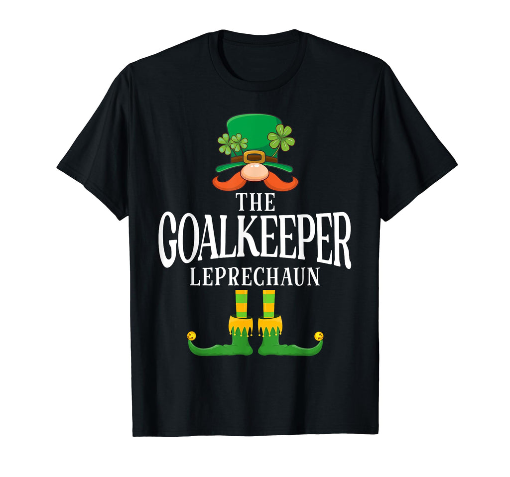 Goalkeeper Leprechaun St Patricks Day T-Shirt - Novelty Apparel Unisex - T-Shirt, Sweatshirt, Hoodie