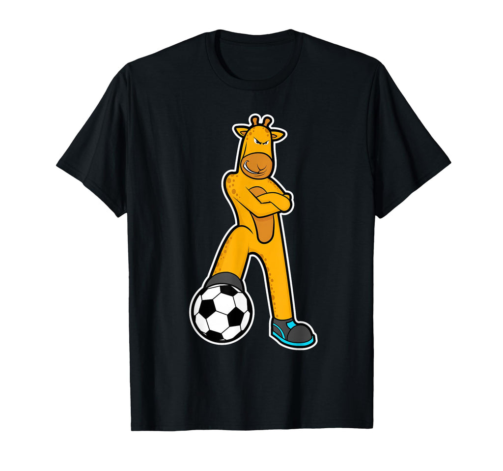 Giraffe Soccer Player Soccer Sports T-Shirt - Aesthetic Graphic Unisex - T-Shirt, Sweatshirt, Hoodie