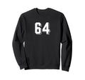 Number 64 80S 90S Soccer Team Sweatshirt - Unique Graphic for Adults - T-Shirt, Sweatshirt, Hoodie