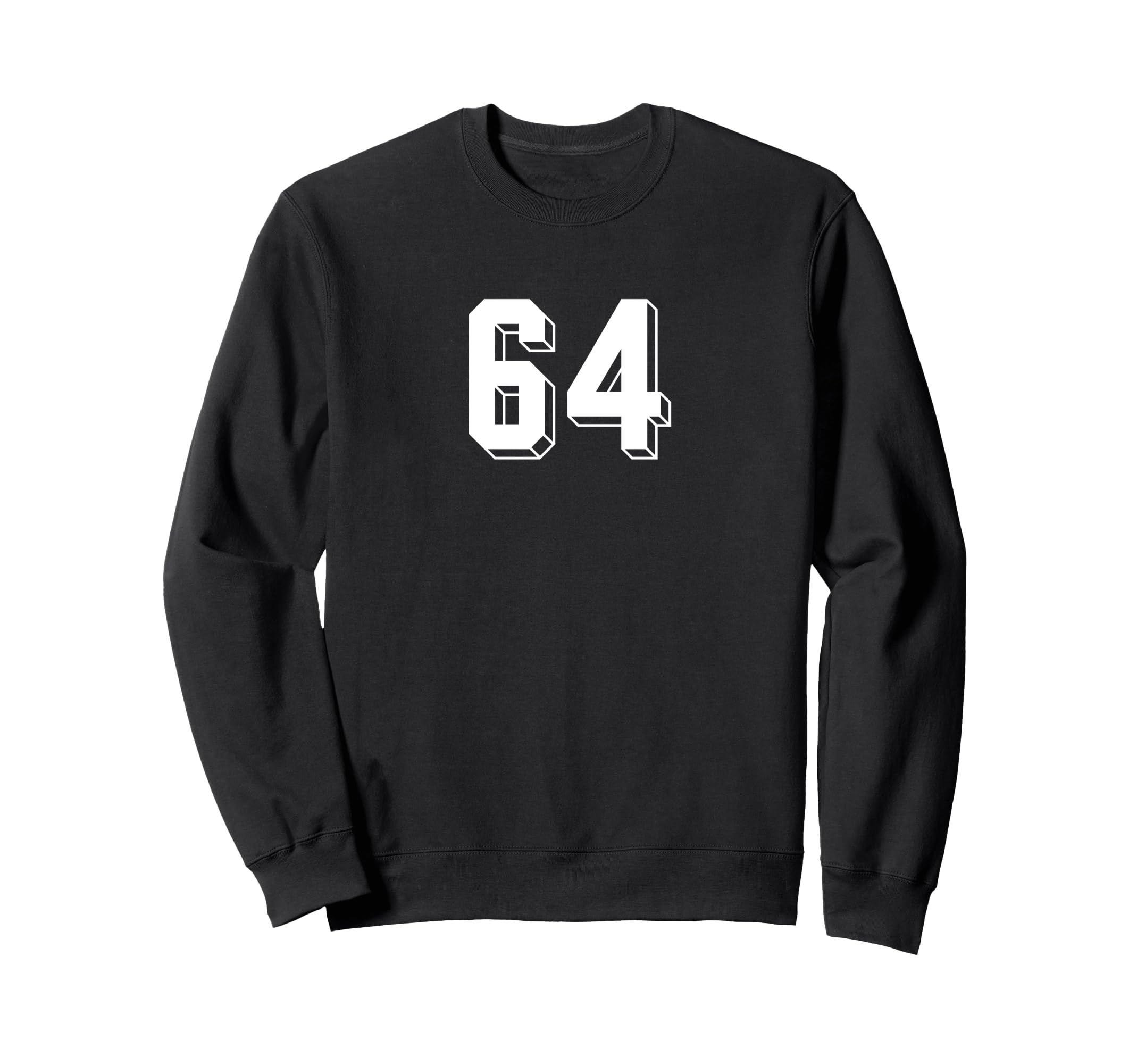 Number 64 80S 90S Soccer Team Sweatshirt - Unique Graphic for Adults - T-Shirt, Sweatshirt, Hoodie