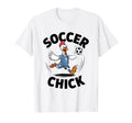 Soccer Chick Soccer Player Soccer T-Shirt - Minimalist Print Unisex - T-Shirt, Sweatshirt, Hoodie
