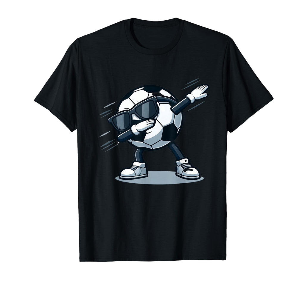 Dabbing Soccer Ball Funny Sports T-Shirt - Custom Art Print for Adults - T-Shirt, Sweatshirt, Hoodie