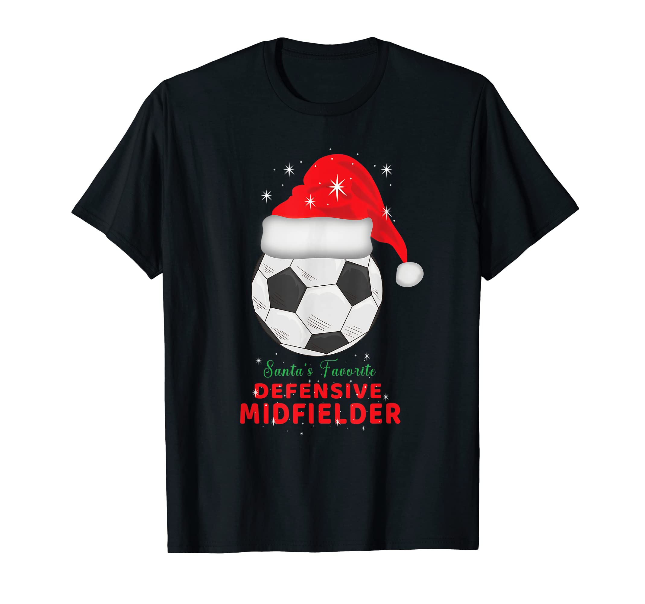 Soccer Football Santas Defensive T-Shirt - Graphic Print for Adults - T-Shirt, Sweatshirt, Hoodie