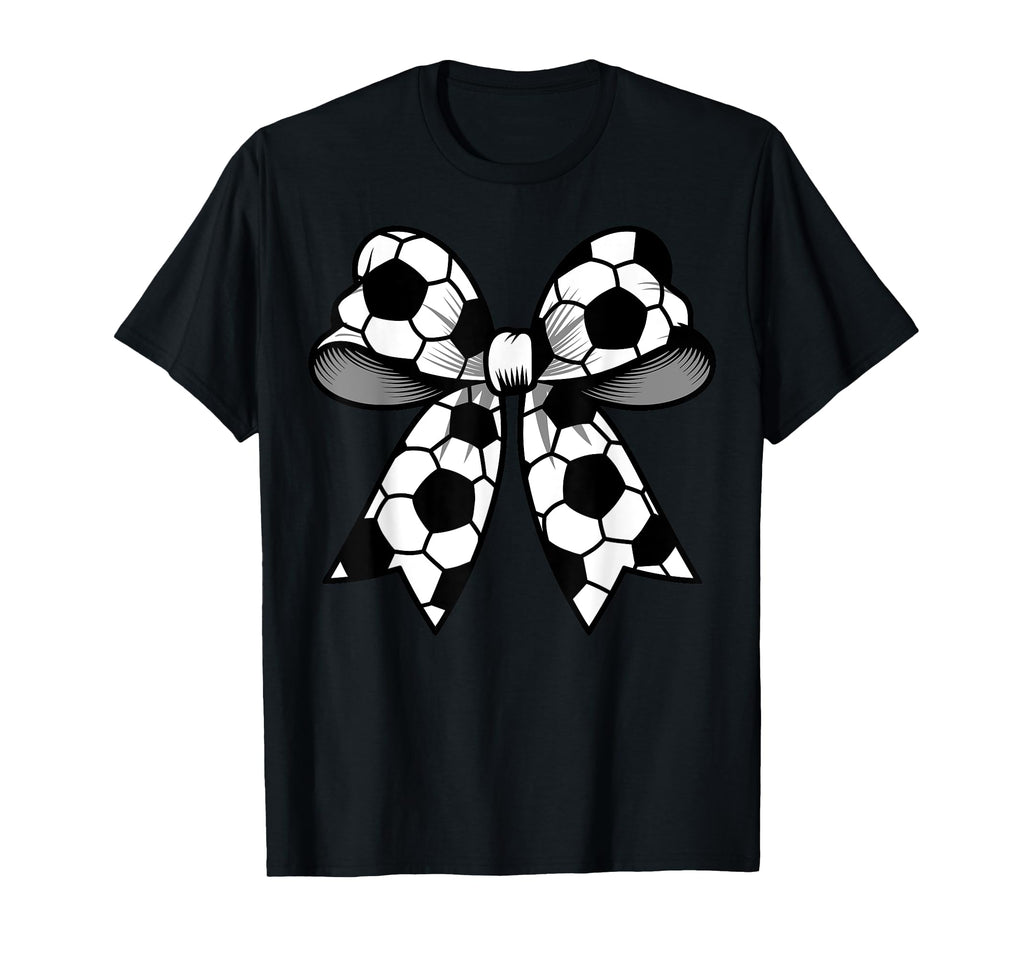 Soccer Coquette Bow Funny Soccer T-Shirt - Aesthetic Graphic for Adults - T-Shirt, Sweatshirt, Hoodie