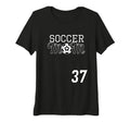 Womens Number 37 Soccer Mom Mothers T-Shirt - Unique Graphic for Adults - T-Shirt, Sweatshirt, Hoodie