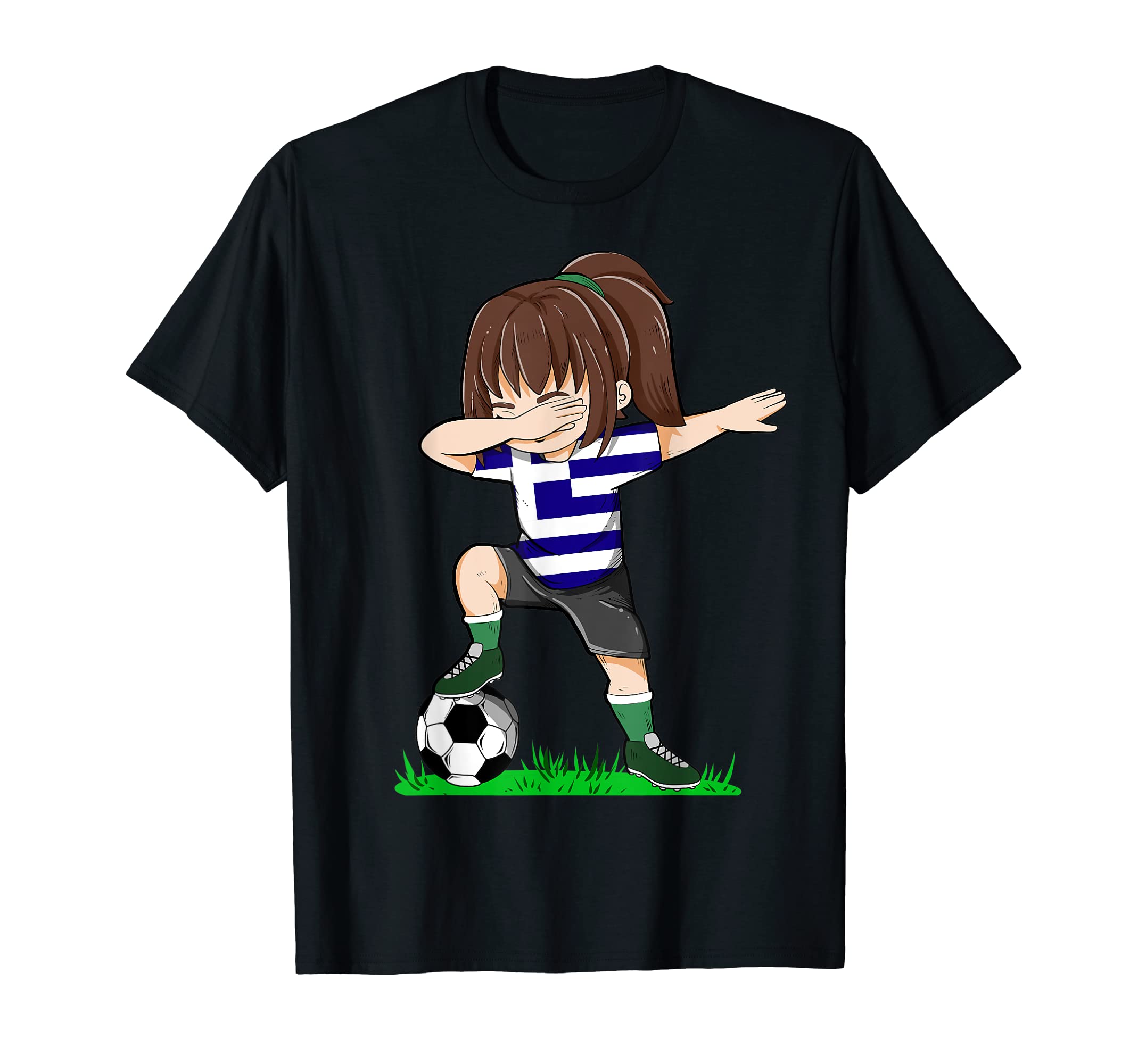 Soccer Greece Jersey Greek Flag T-Shirt - Minimalist Print for Adults - T-Shirt, Sweatshirt, Hoodie
