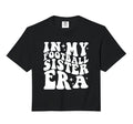 Era My Soccer Sister Comfort Colors Crop T-Shirt - Graphic Print for Adults - T-Shirt, Sweatshirt, Hoodie