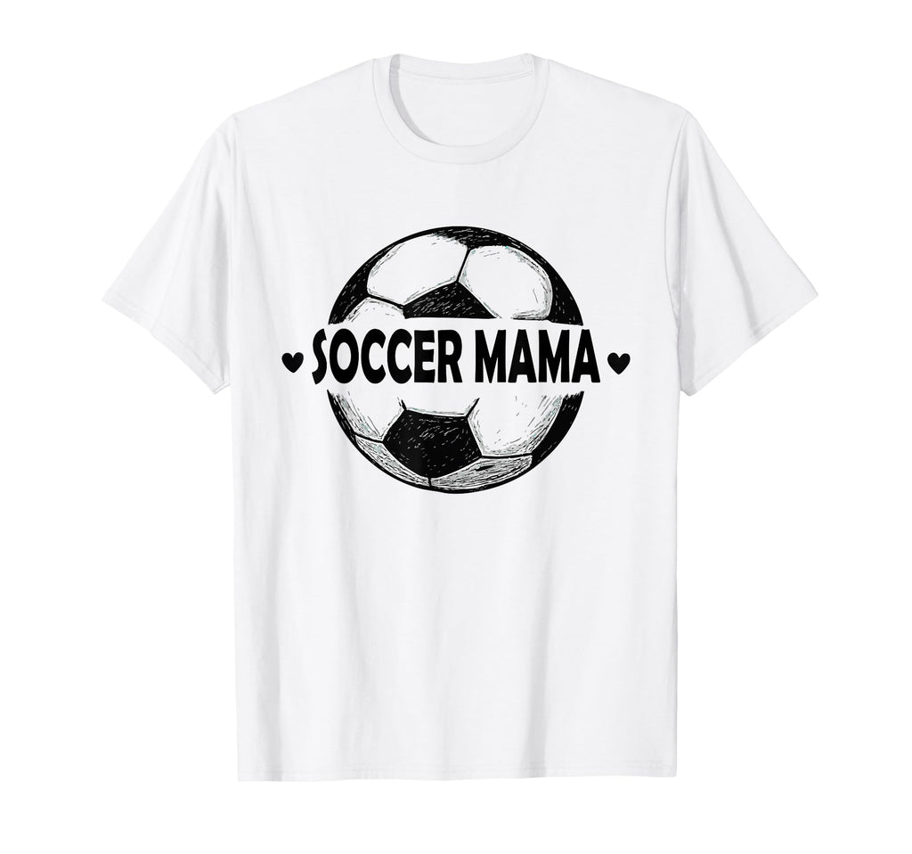 Soccer Mama Soccer Player Sports Team T-Shirt - Trendy Graphic Unisex - T-Shirt, Sweatshirt, Hoodie