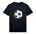 Athletic Soccer Football Ball Sports T-Shirt - Custom Art Print Men Women - T-Shirt, Sweatshirt, Hoodie