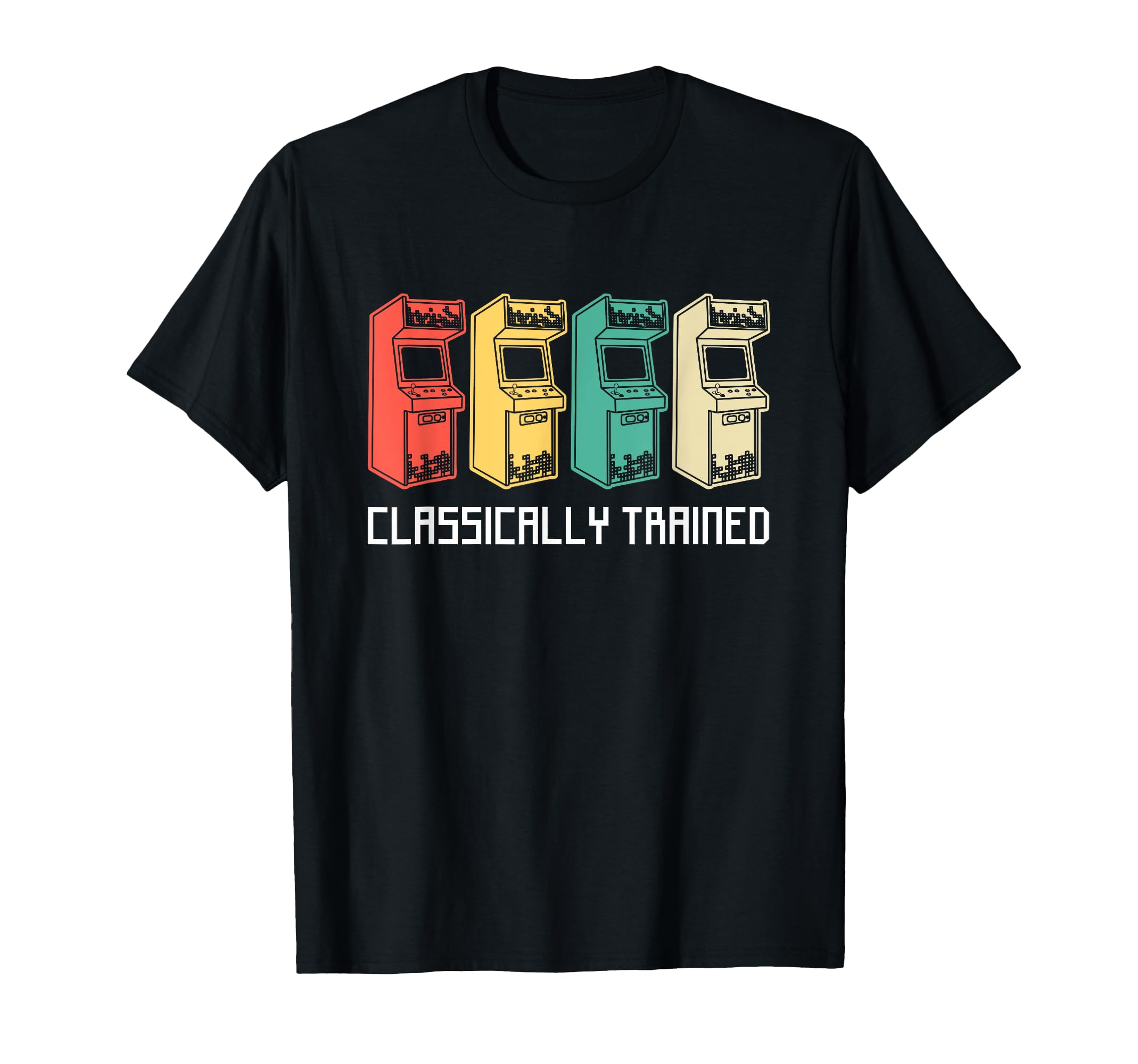 Classically Trained Gamer Gaming 80S T-Shirt - Unique Graphic Men Women - T-Shirt, Sweatshirt, Hoodie