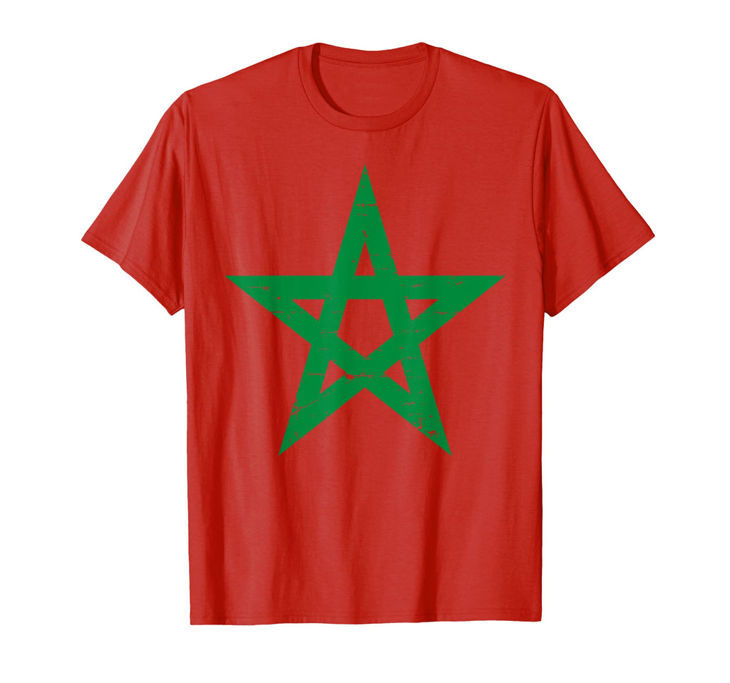 Morocco Flag Mens Moroccan Soccer T-Shirt - Trendy Graphic Men Women - T-Shirt, Sweatshirt, Hoodie