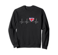 United Kingdom Love And British Flag Sweatshirt - Minimalist Print Unisex - T-Shirt, Sweatshirt, Hoodie