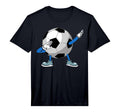 Dabbing Soccer Ball And Sports T-Shirt - Minimalist Print Men Women - T-Shirt, Sweatshirt, Hoodie