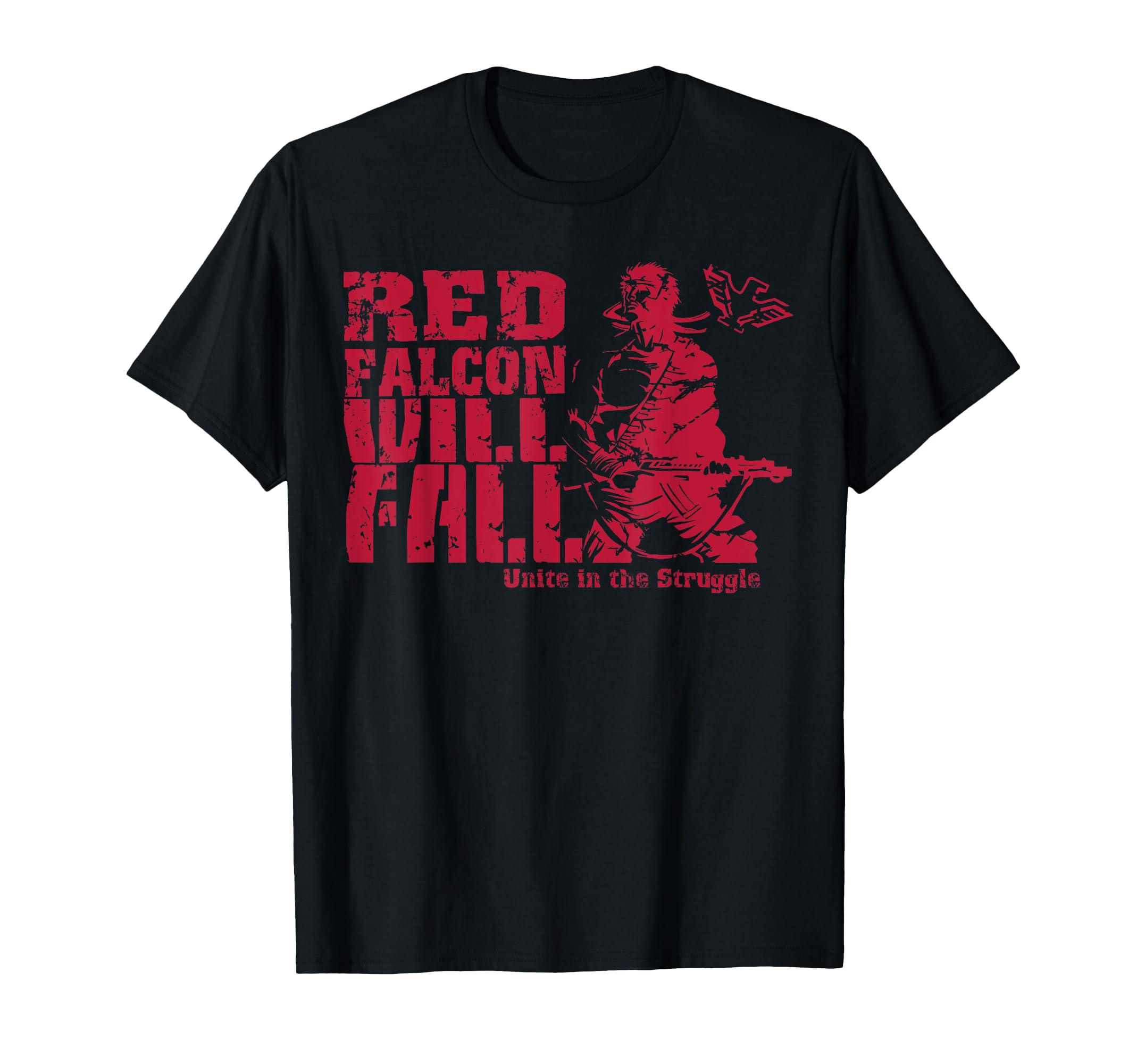 Contra Propaganda Red Falcon T-Shirt - Custom Art Print Unisex - T-Shirt, Sweatshirt, Hoodie