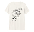 Garfield Soccer Kick Tri Blend T-Shirt - Fun Novelty Design for Adults - T-Shirt, Sweatshirt, Hoodie
