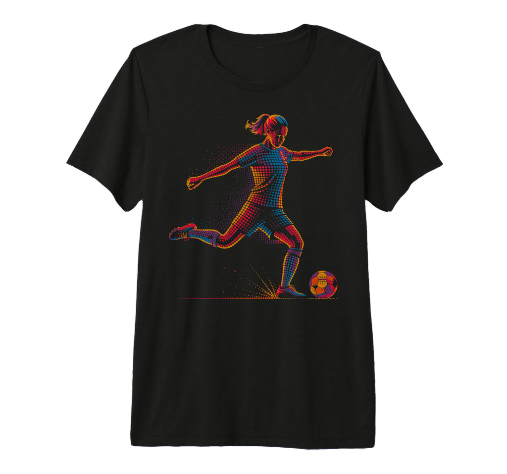 Colorful Funny Soccer Fan Dad Mom Game T-Shirt - Fun Novelty Design Unisex - T-Shirt, Sweatshirt, Hoodie