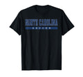 North Carolina Soccer Blue Text T-Shirt - Aesthetic Graphic Men Women - T-Shirt, Sweatshirt, Hoodie