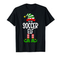 Soccer Elf Family Group Matching Elf T-Shirt - Custom Art Print for Adults - T-Shirt, Sweatshirt, Hoodie