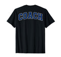 Coach Sports Trainer Varsity Blue T-Shirt - Custom Art Print Men Women - T-Shirt, Sweatshirt, Hoodie
