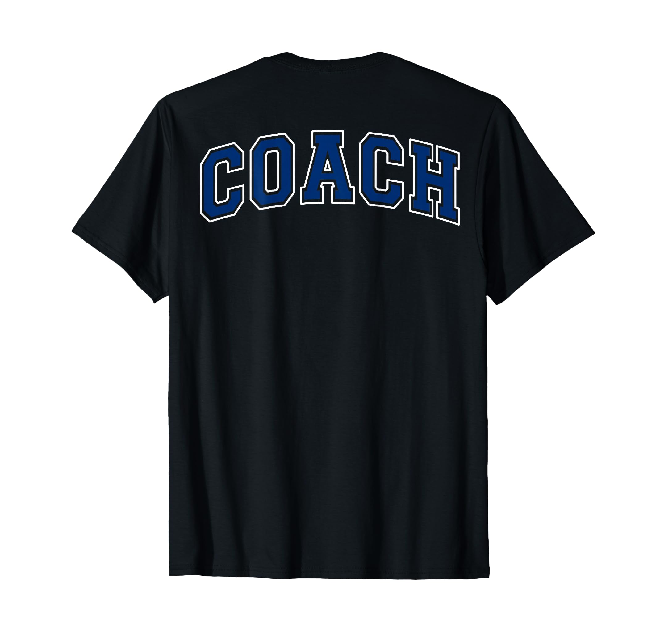 Coach Sports Trainer Varsity Blue T-Shirt - Custom Art Print Men Women - T-Shirt, Sweatshirt, Hoodie